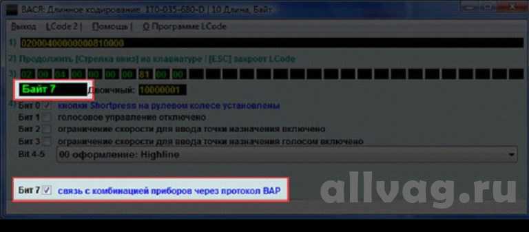 VCDS Вася Диагност — все полезные опции и их коды -